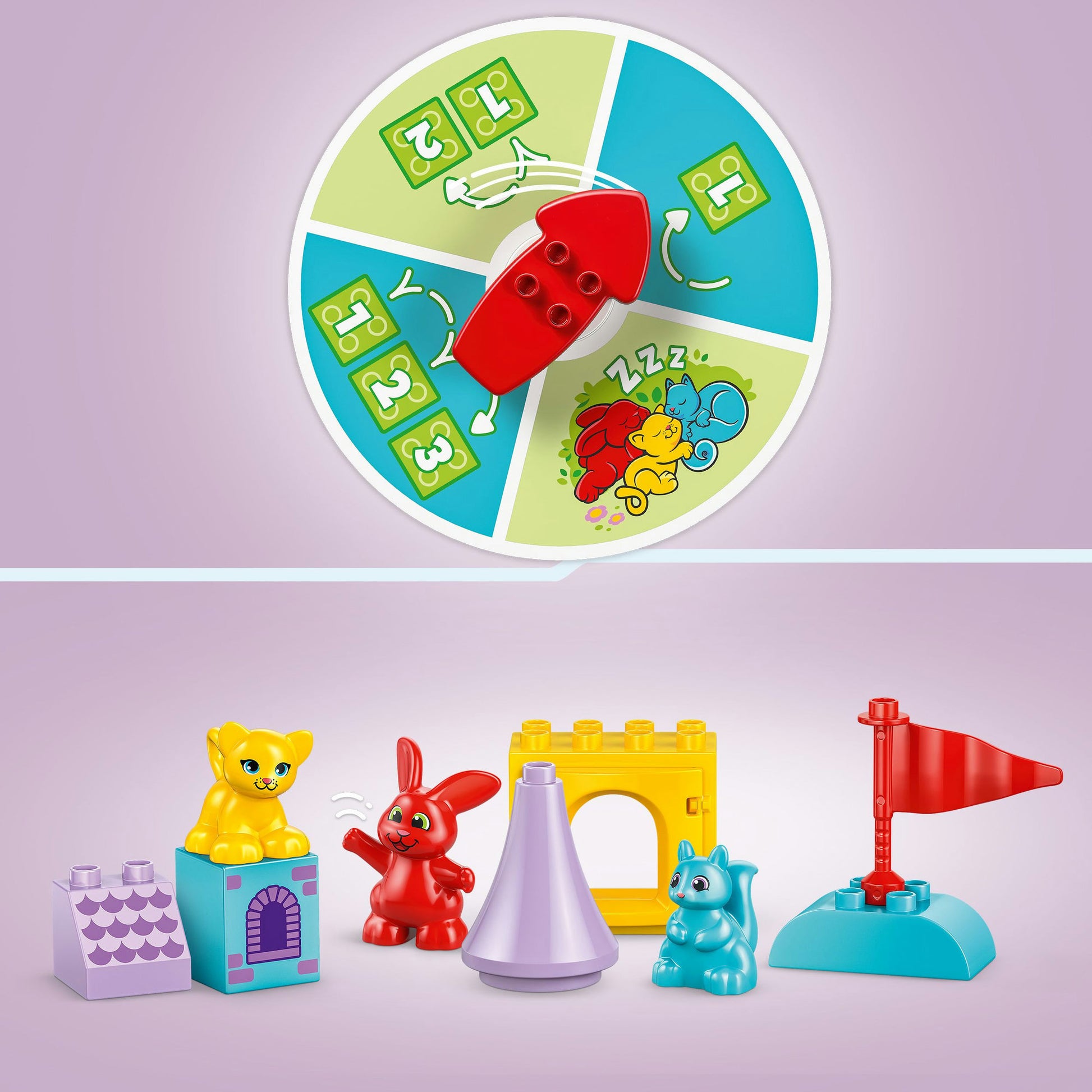 Lego duplo hopsy's kasteelspel educatief speelgoed bordspel - 10450