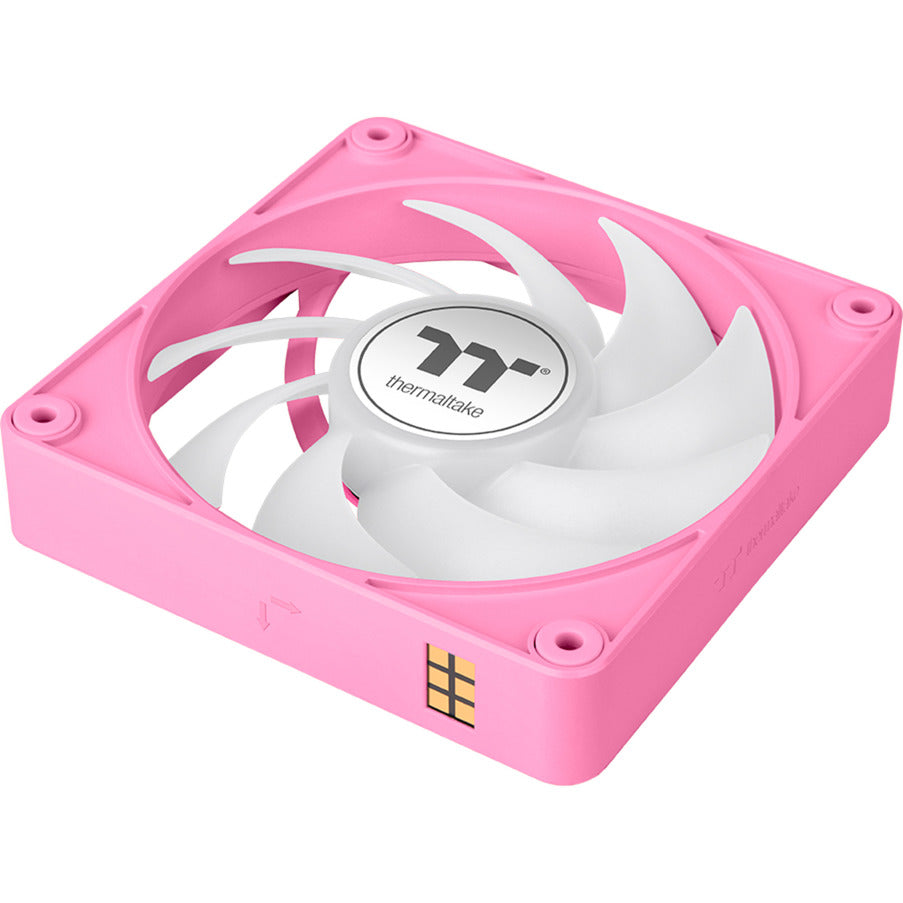 Thermaltake ct120 ex argb sync ventola di raffreddamento per PC rosa (pacchetto da 3 ventole) ventole per case (rosa, 3 pezzi, 120 x 120 x 25 mm, pwm)