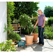 Gardena classic slanghouder 10 compleet slanghaspel (grijs turquoise, 8010-20, 10 m) - afbeelding 4