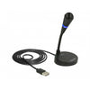 Delock usb microfoon (zwart, plug play)