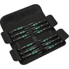 Wera kraftform 12sb1 micro-schroevendraaierset (zwart groen, voor elektrische apparaten)
