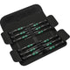 Wera kraftform 12sb1 micro-schroevendraaierset (zwart groen, voor elektrische apparaten)