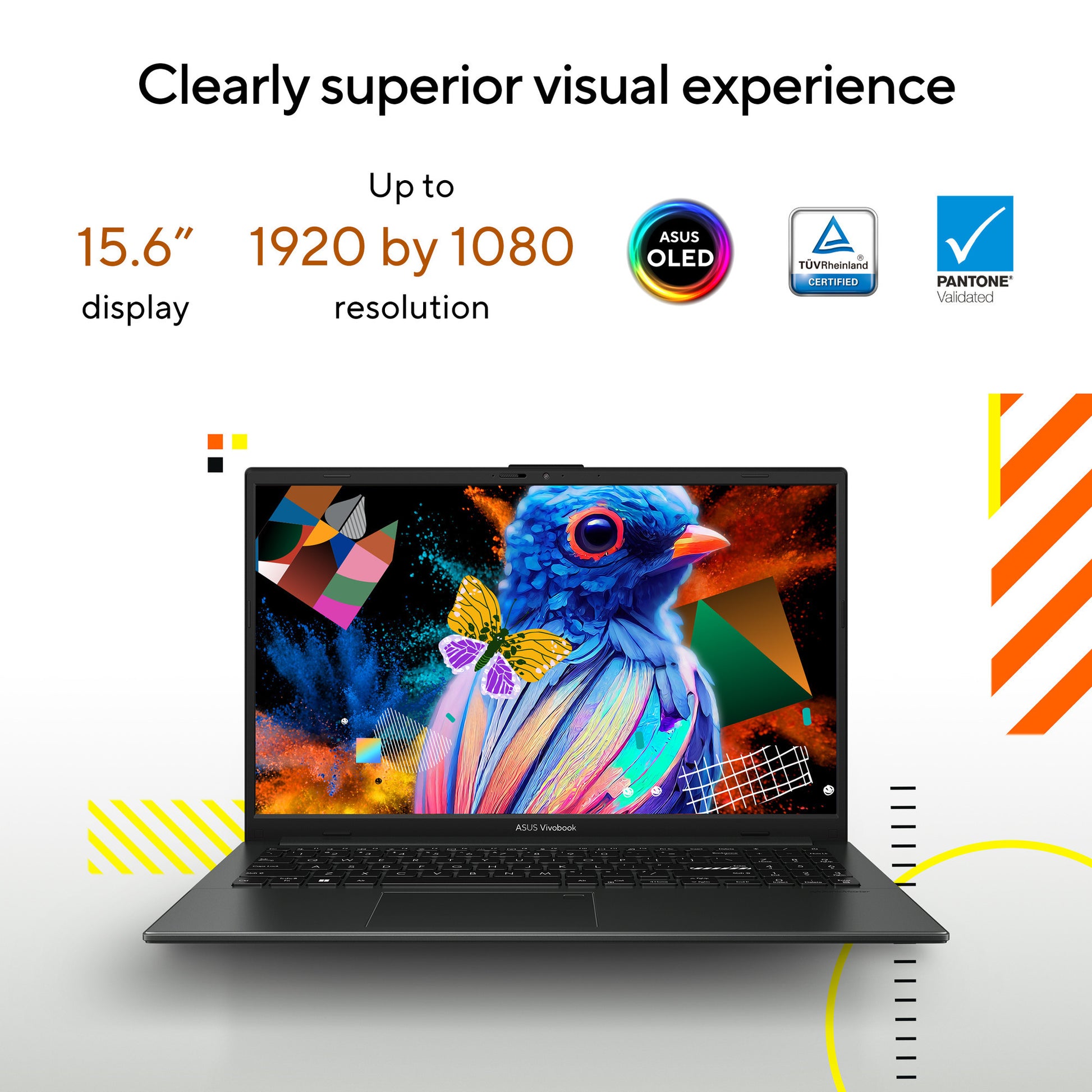 Asus vivobook go 15 e1504fa-bq5403w 15.6 portátil (negro | ryzen 5 40 | radeon 610m | 8 GB | 512 GB SSD)