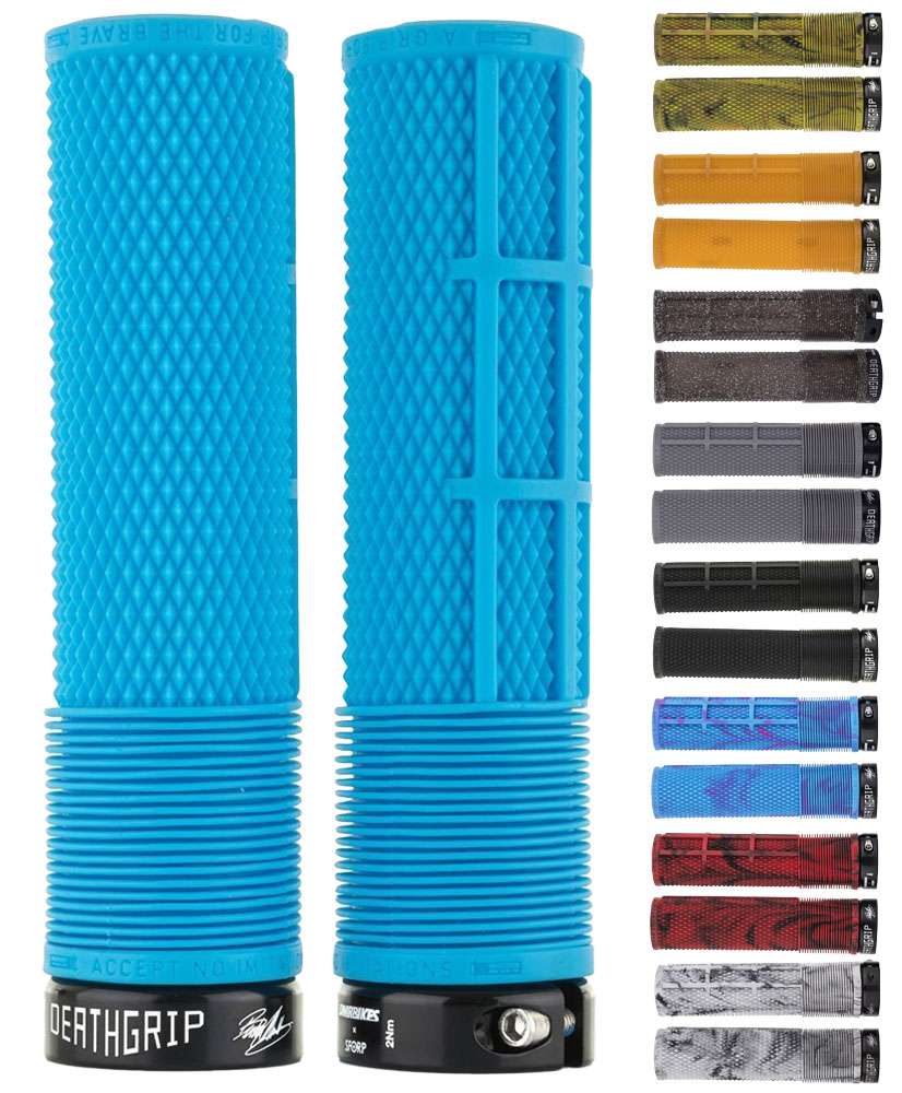 Puños con bloqueo DMR Brendog FL Death Grip - finos 133 x 29,8 mm
