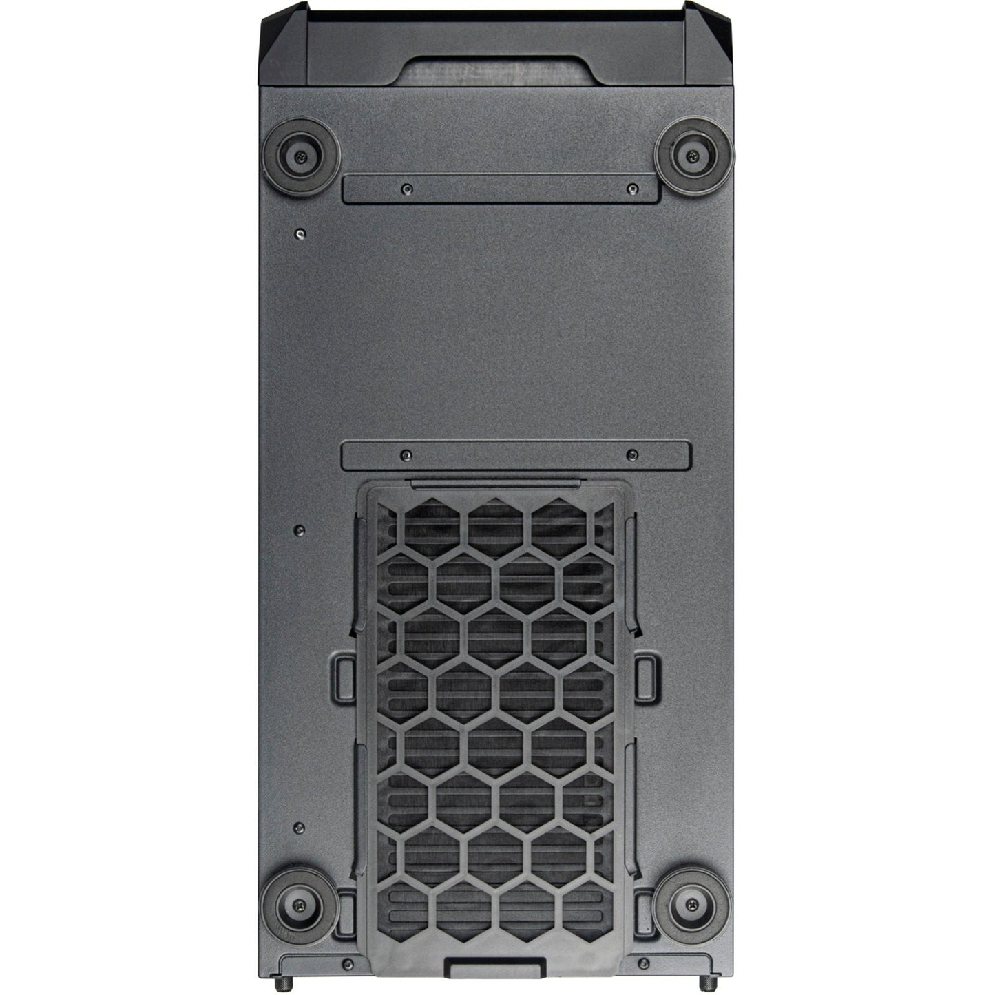 Silverstone sst-sed1-b midi tower behuizing (zwart | 2x usb-a | 1x usb-c)