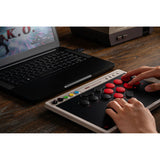 8bitdo arcade controller (grijs rood, 2.4 ghz bluetooth usb, nintendo switch 1 + 2, pc) - afbeelding 8