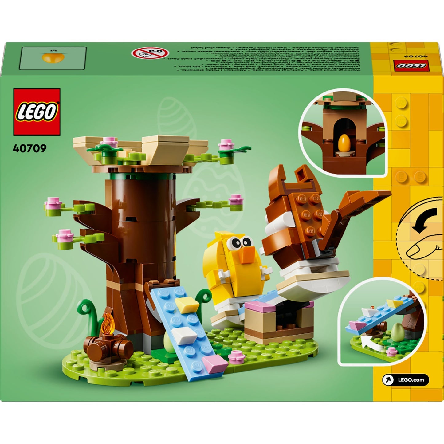 Lego Iconic 40709 Animal Play Garden in primavera