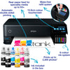 Stampante a getto d'inchiostro all-in-one Epson ecotank et-8550 (nero, USB, WLAN, scansione, copia)