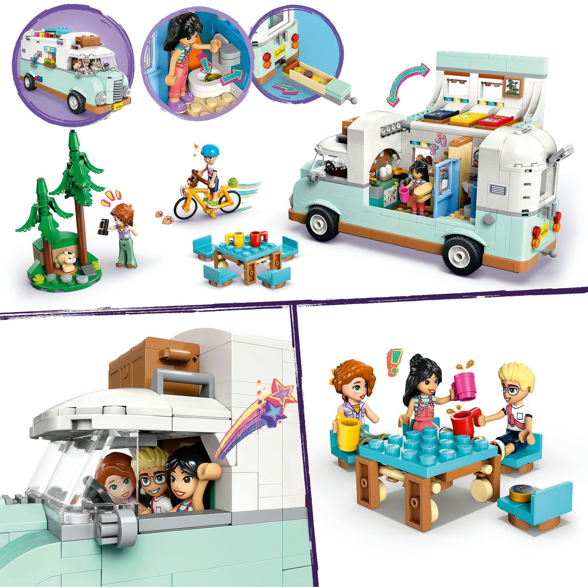 LEGO LEGO Friends 42663 Camper adventure with friends