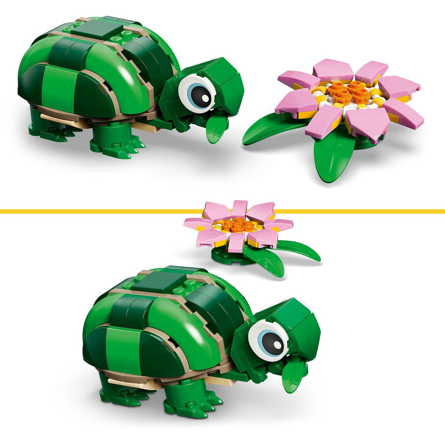 Lego Creator 31377 Tartaruga con ninfea | 2 pezzi