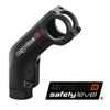 Ergotec STEM Highbarracuda por delante 28.6 31.8, 90 mm, 45 °