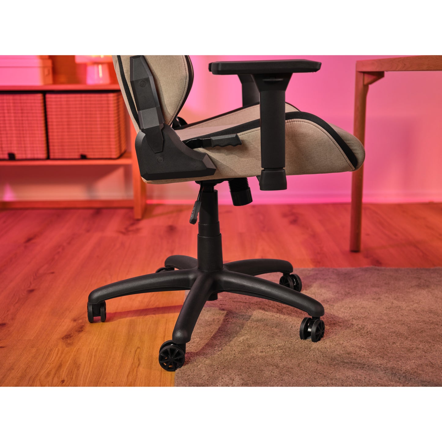 Trust gxt 723b ruya cómoda silla gaming de tela