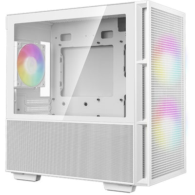 Deepcool ch360 mini tower behuizing (wit | 1x usb-a | 1x usb-c | rgb | window)