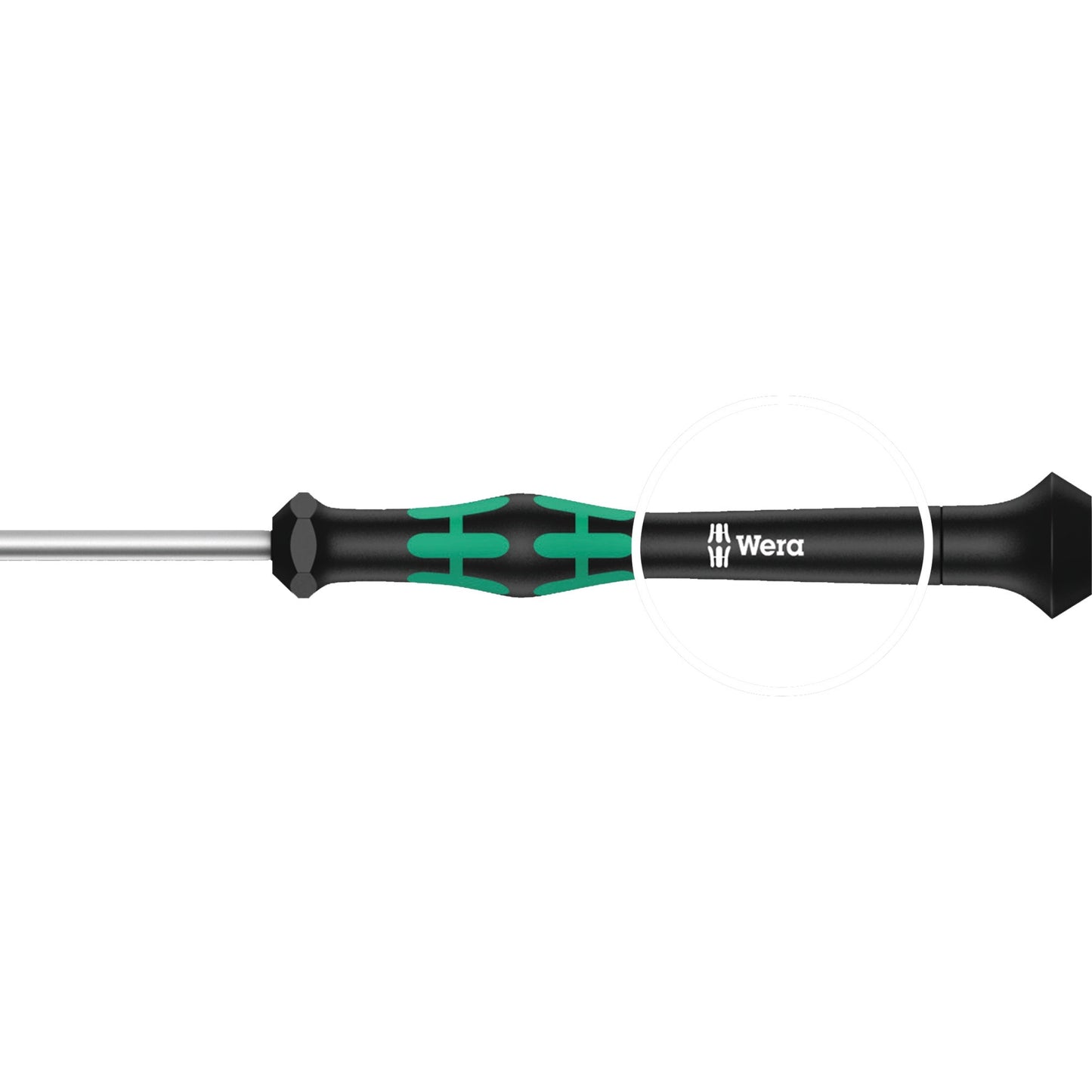 Wera kraftform 12sb1 micro-schroevendraaierset (zwart groen, voor elektrische apparaten)