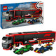 Lego Lego City 60445 F1 Truck con auto RB20 e AMR24 F1