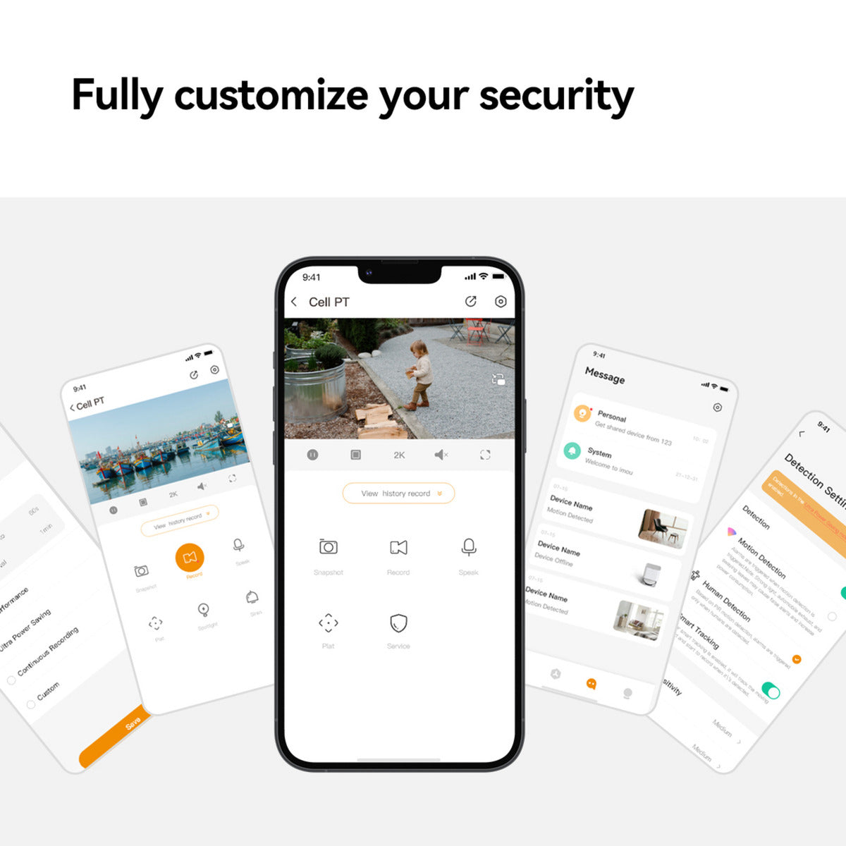 Imou cell pt con telecamera di sicurezza a pannello solare (bianco, 100% wireless)