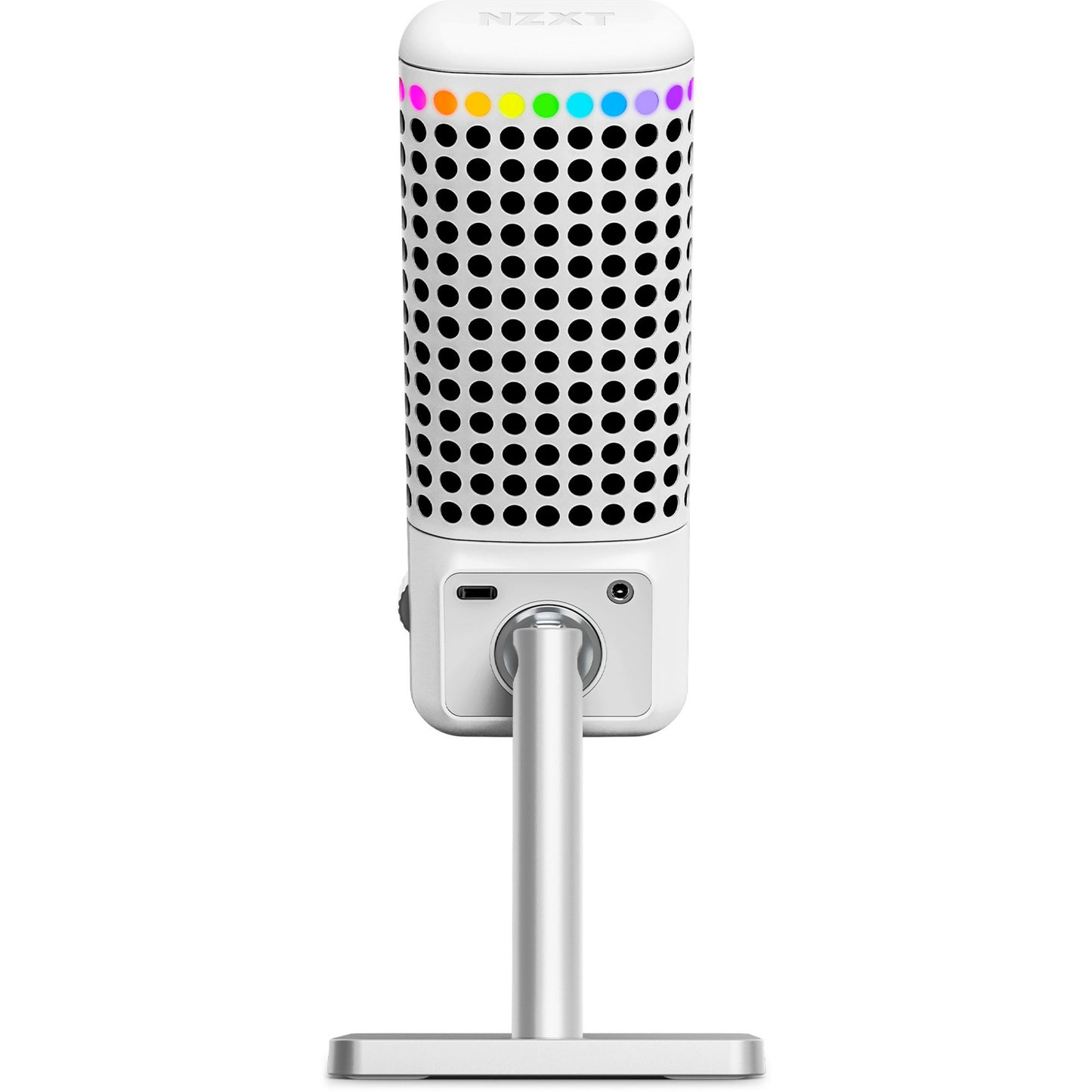 Micrófono elite cápsula nzxt (blanco, rgb, usb-c)