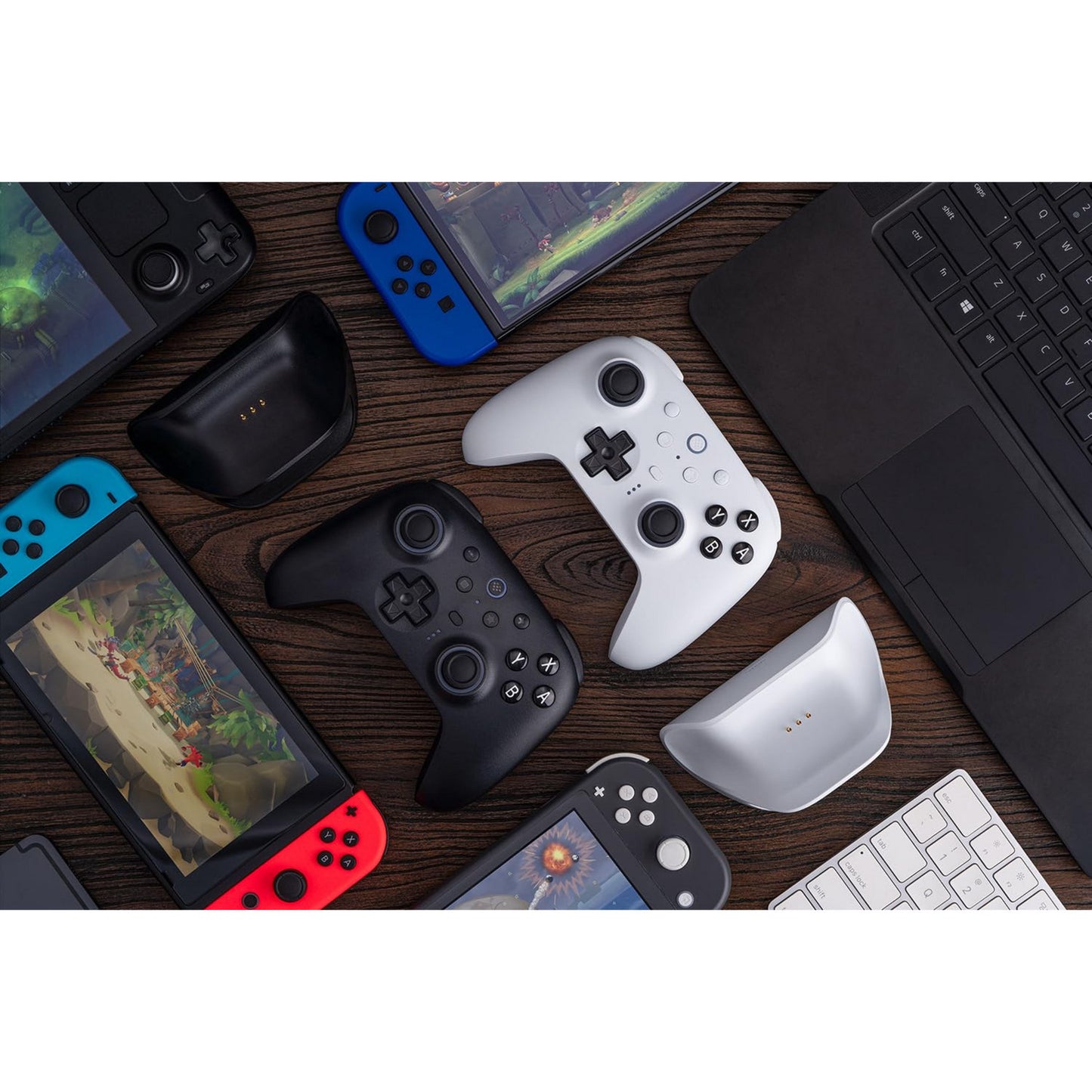 Mando bluetooth 8bitdo ultimate 2 (negro, pc, switch 2, bluetooth usb-c 2,4 ghz)