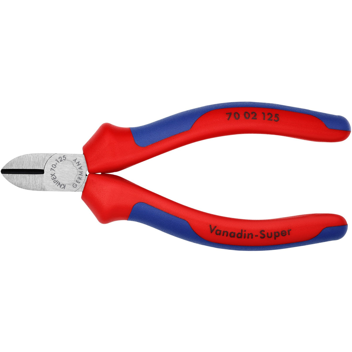 Knipex 70 02 125 zijsnijtang gepolijst comfort 125mm