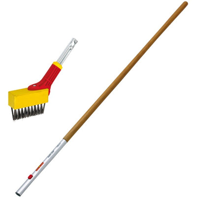 Spazzola per giunti Wolf-garten multi-star fb-m + manico multi-star zm 140 frassino (rosso giallo)