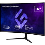 Monitor da gioco curvo Viewsonic vx3218-pc-mhd 32 (nero, 2x HDMI, 1x porta display, 180 Hz) - afbeelding 4