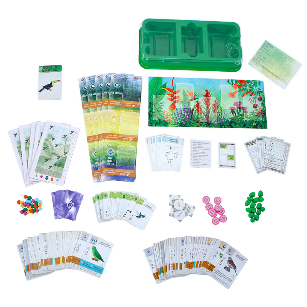 999games 999 giochi Wingspan: gioco da tavolo centro e sud america (espansione, olandese, 1 - 5 giocatori, 40 - 70 minuti, da 10 anni)