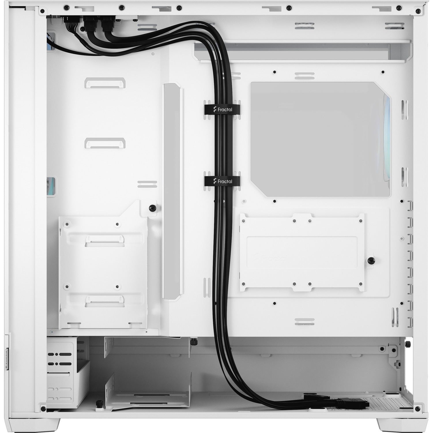 Diseño fractal Pop XL Air RGB White TG Clear Tint