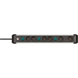Brennenstuhl premium-alu-line stekkerdoos 6-voudig schakel stekkerdoos (3x 2-voudig schakelbaar) - afbeelding 2