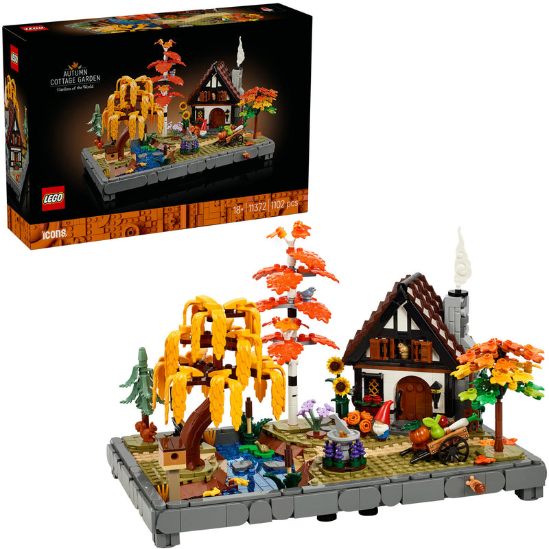 Lego 11372 iconos jardín de otoño con cabaña