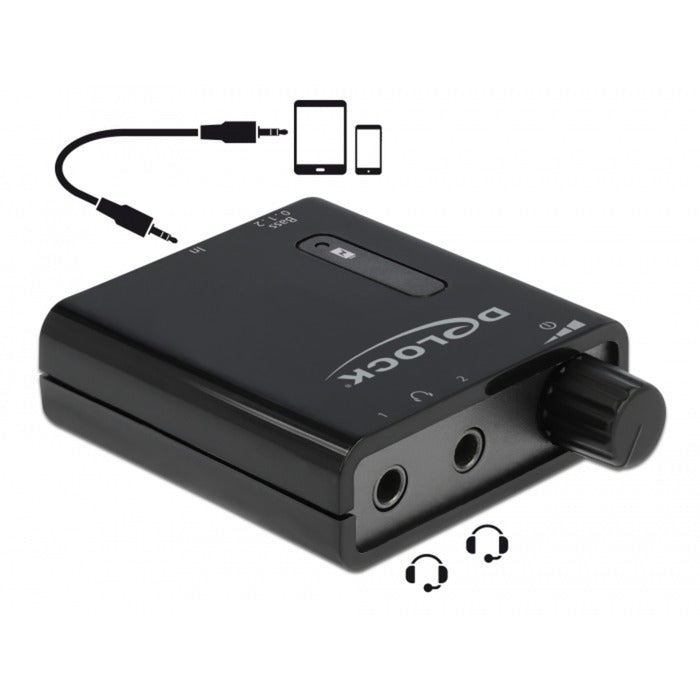Amplificador de auriculares estéreo portátiles Delock