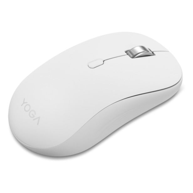 Mouse Bluetooth silenzioso Lenovo Yoga seashell (bianco grigio, Bluetooth 5.3)