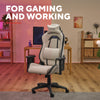 Trust gxt 723b ruya cómoda silla gaming de tela