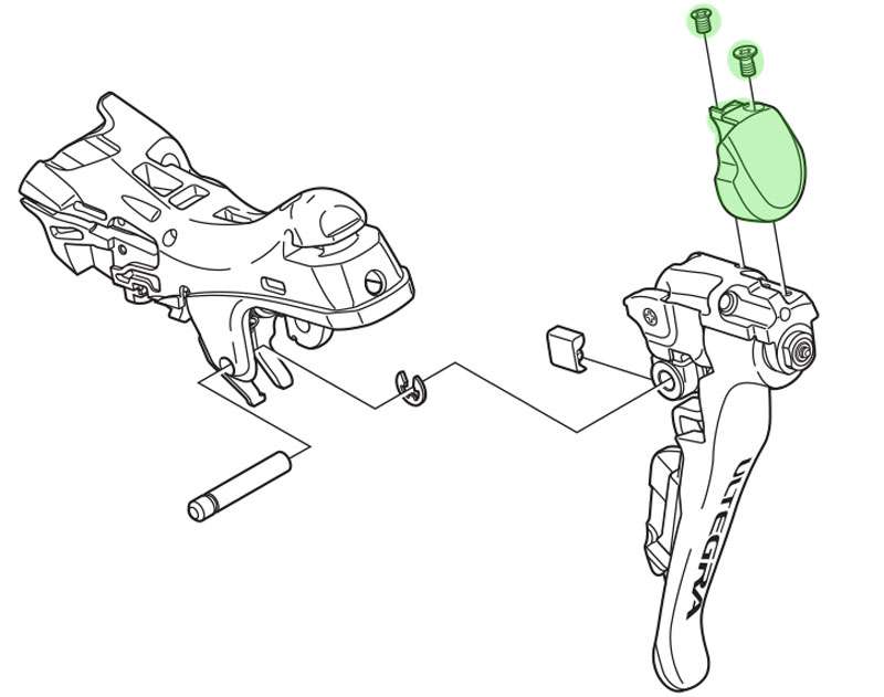 Shim. Titolare della targhetta ST-6800 Link Ultegra Y00F98020