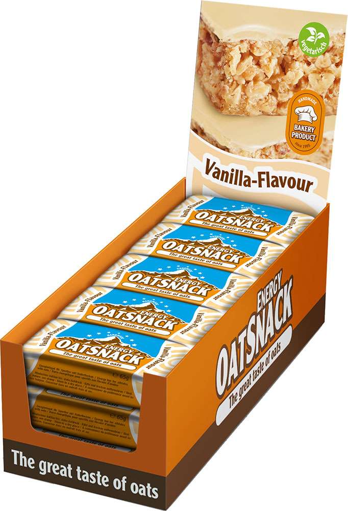 Scatola di barrette energetiche Oatsnack da 15 s