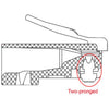 Goobay rj45 plug, cat 5e stp stekker (grijs, 10 stuks)