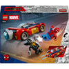 Lego super heroes 76336 marvel spider-man auto vs. venomized wolverine