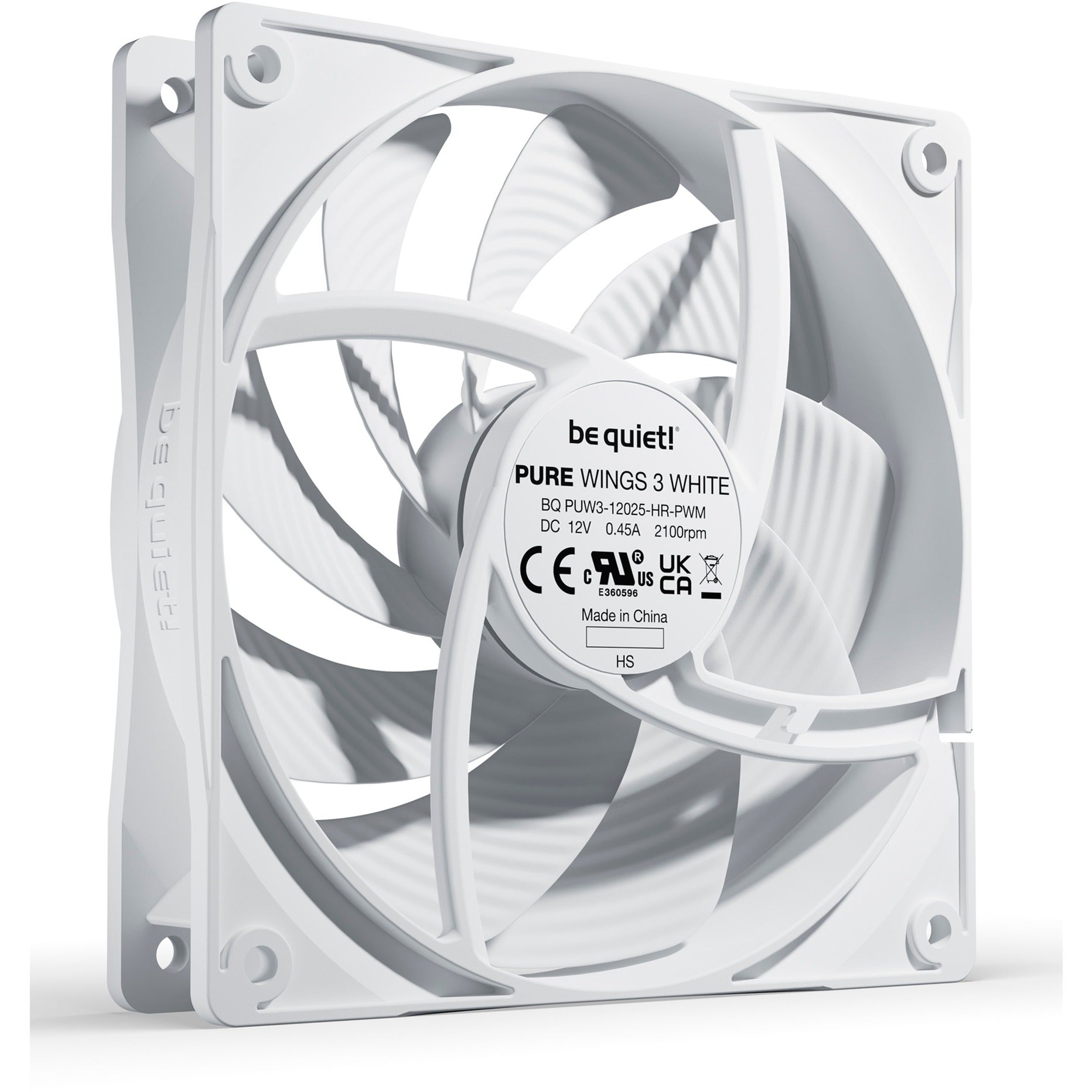 ¡Tranquilizarse! Puro 3 120 mm PWM de alta velocidad blanca