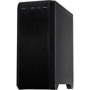 Inter-tech h-606 mini tower behuizing (zwart | 2x usb-a) - afbeelding 3