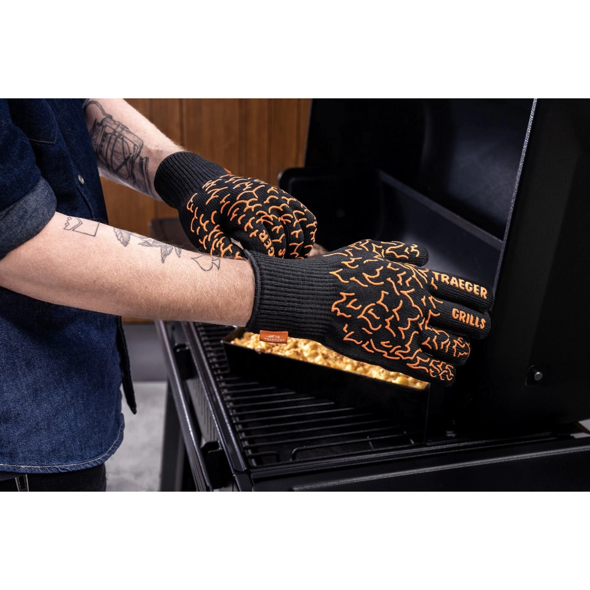 Guanto per barbecue Traeger (nero, resistente al calore fino a 275 °C)