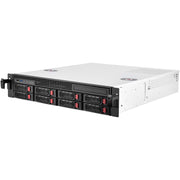 Silverstone rm21-308 rack behuizing (zwart | 1x usb-a 2.0 | 1x usb-a 3.2 (5 gbit s)) - afbeelding 1