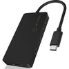 Icy box ib-hub1429-cpd usb-hub (zwart)
