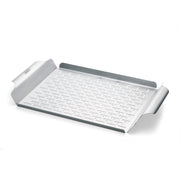 Weber deluxe grillpan grillkorf (zilver) - afbeelding 1