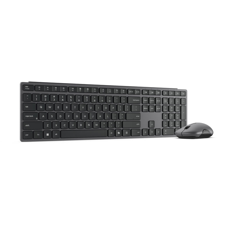 Lenovo 700 modern multi-device wireless combo desktopset (grijs, us lay-out (qwerty), 100%, 4000 dpi, 2.4 ghz, bt 5.3, usb-a)