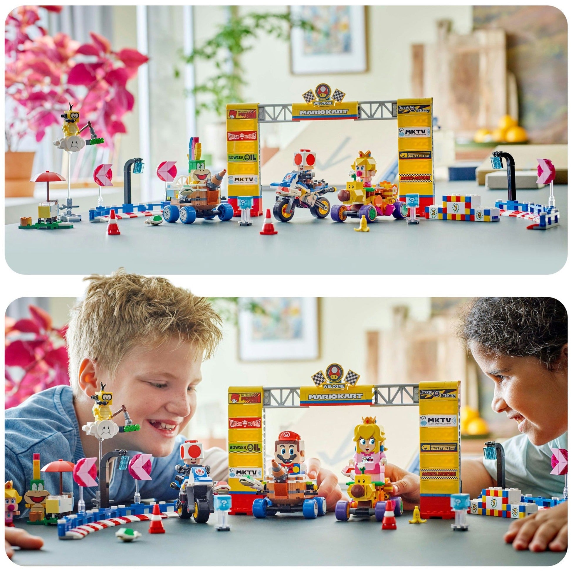 LEGO LEGO Super Mario 72036 Mario Kart Baby Peach y Grand Prix Set