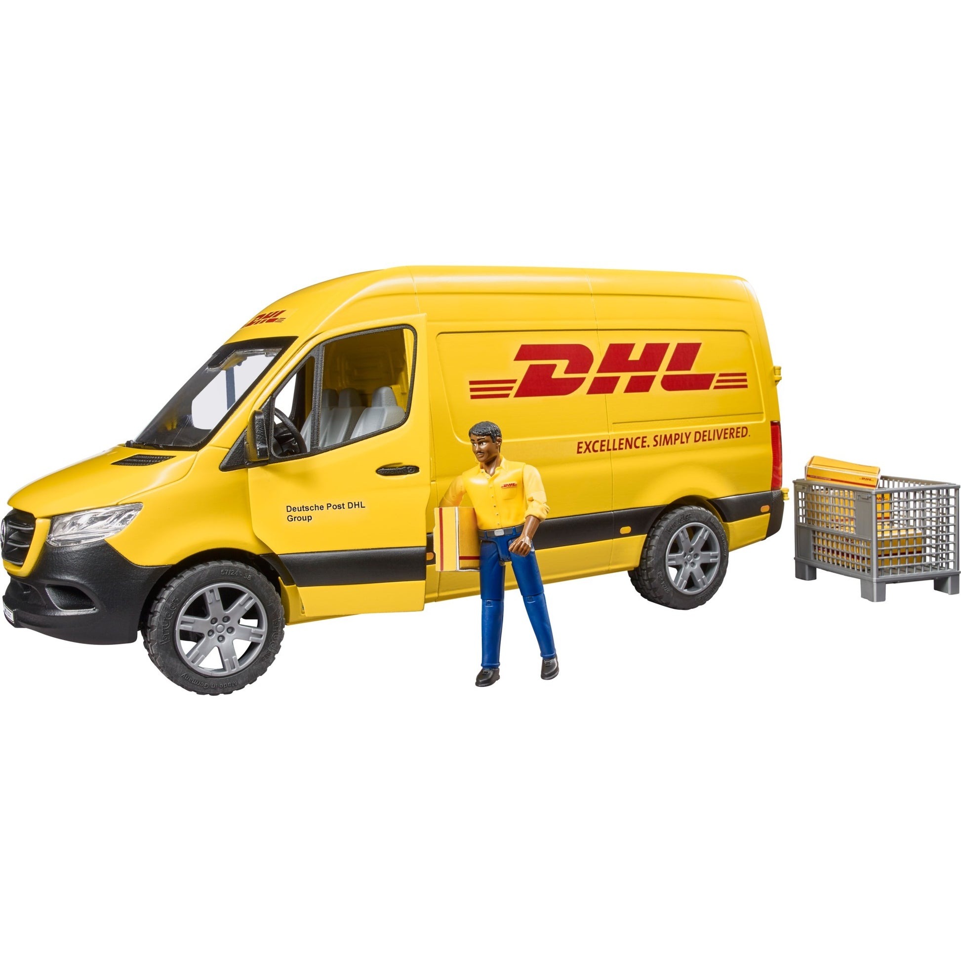 Bruder MB Sprinter DHL con director