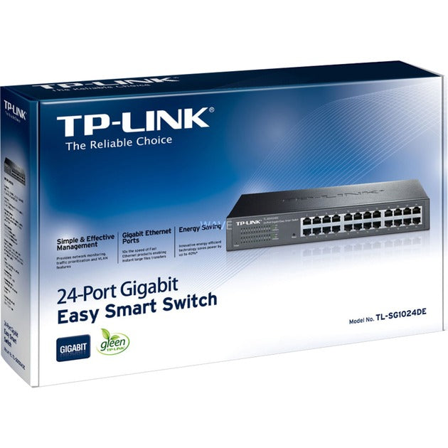 Interruptor tp-link tl-sg1024de (negro)