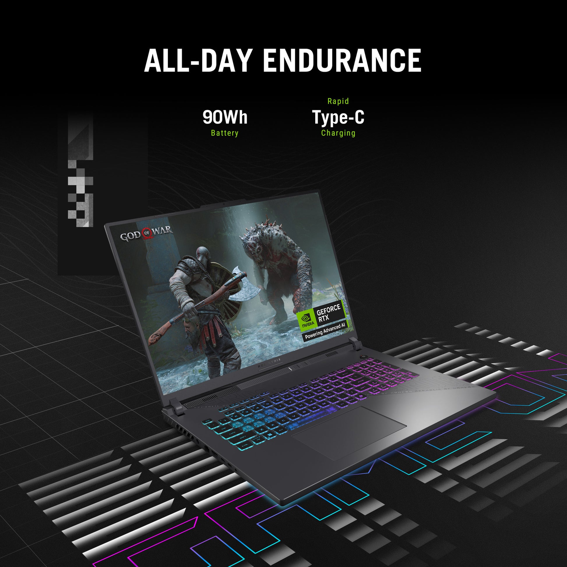 Asus rog strix g18 g814pp-s8075w 18 gaming laptop (grijs | r9 8940hx | rtx 5070 | 32 gb | 1 tb ssd)