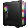 Deepcool matrexx 55 v4 c midi tower behuizing (zwart | 1x usb-a | 1x usb-c | rgb | window)
