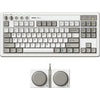 8bitdo retro mechanical keyboard m edition (grijs, us lay-out (qwerty), kailh box white, 80% (tkl), bluetooth low energy, wireless 2.4g, usb)