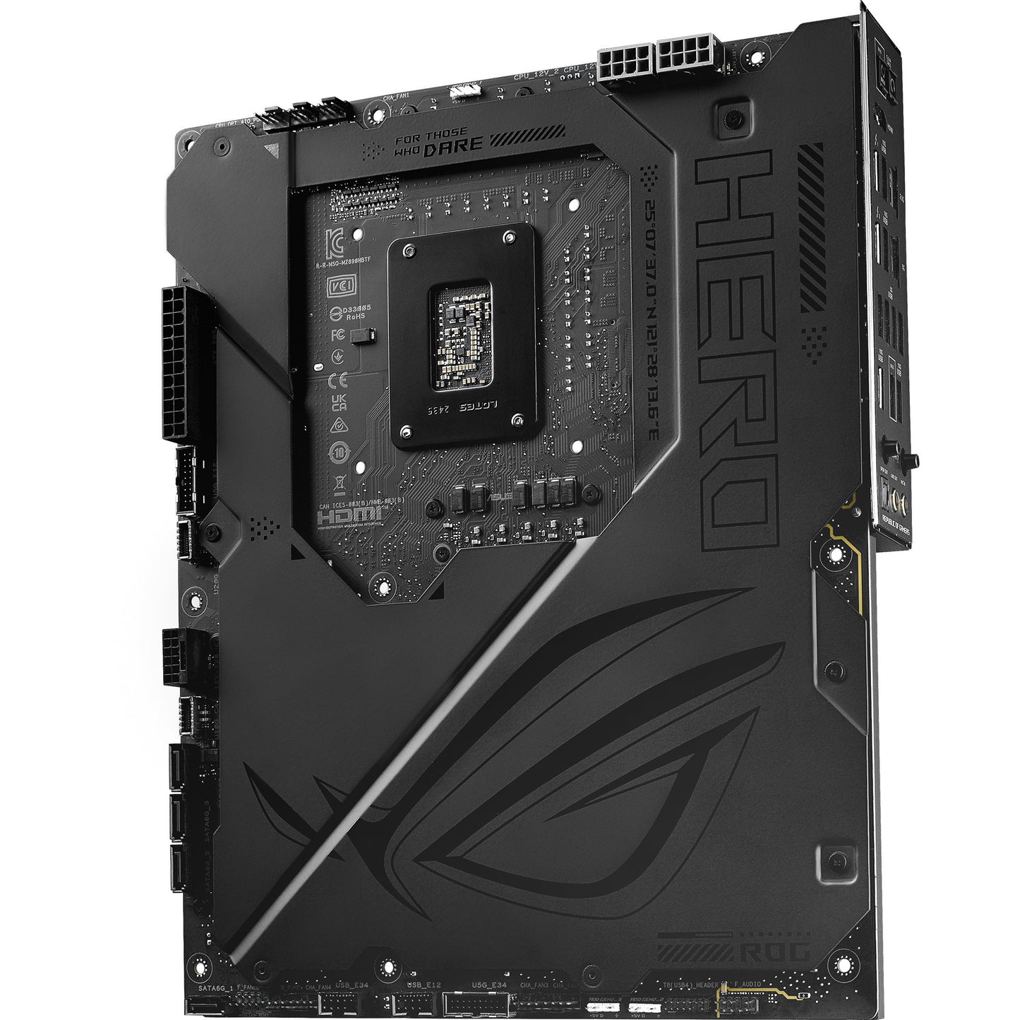 Placa base Asus Rrog Maximus Z890 Hero BTF Socket 1851 (negra, RAID, 5 GB-LAN, Wi-Fi 7, BT, Sonido, ATX)